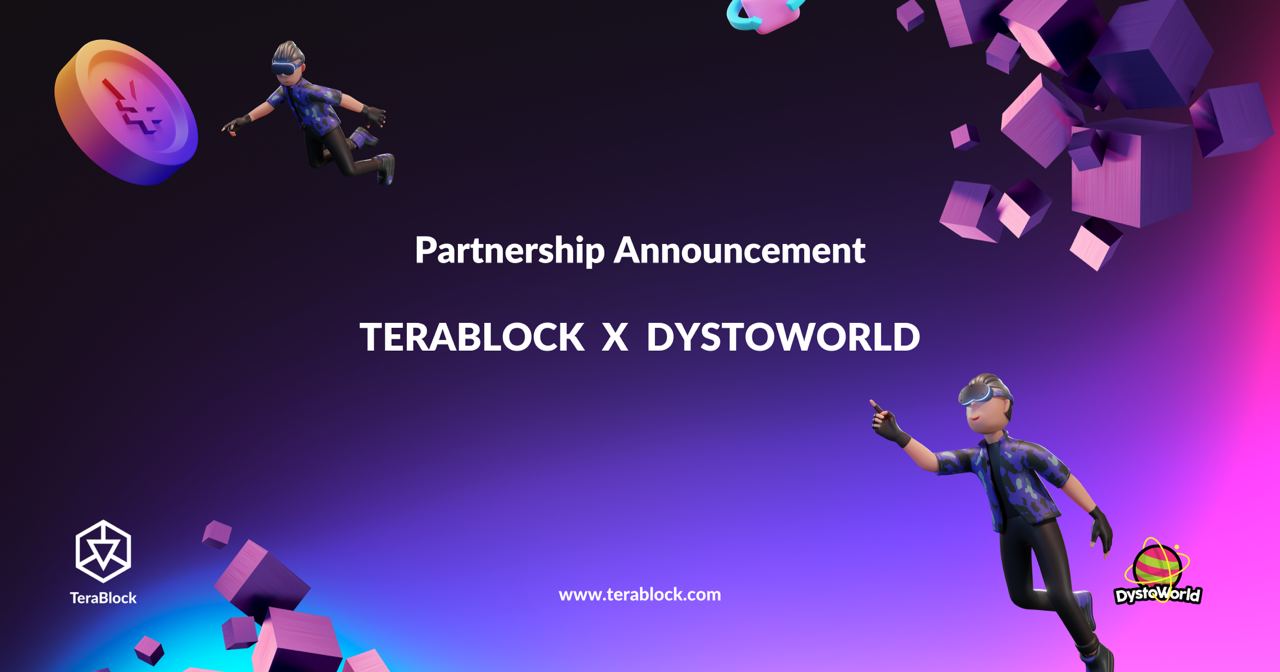 TeraBlock X DystoWorld: TeraBlock and DystoWorld Join Forces to Simplify User Onboarding with DeFi Integration